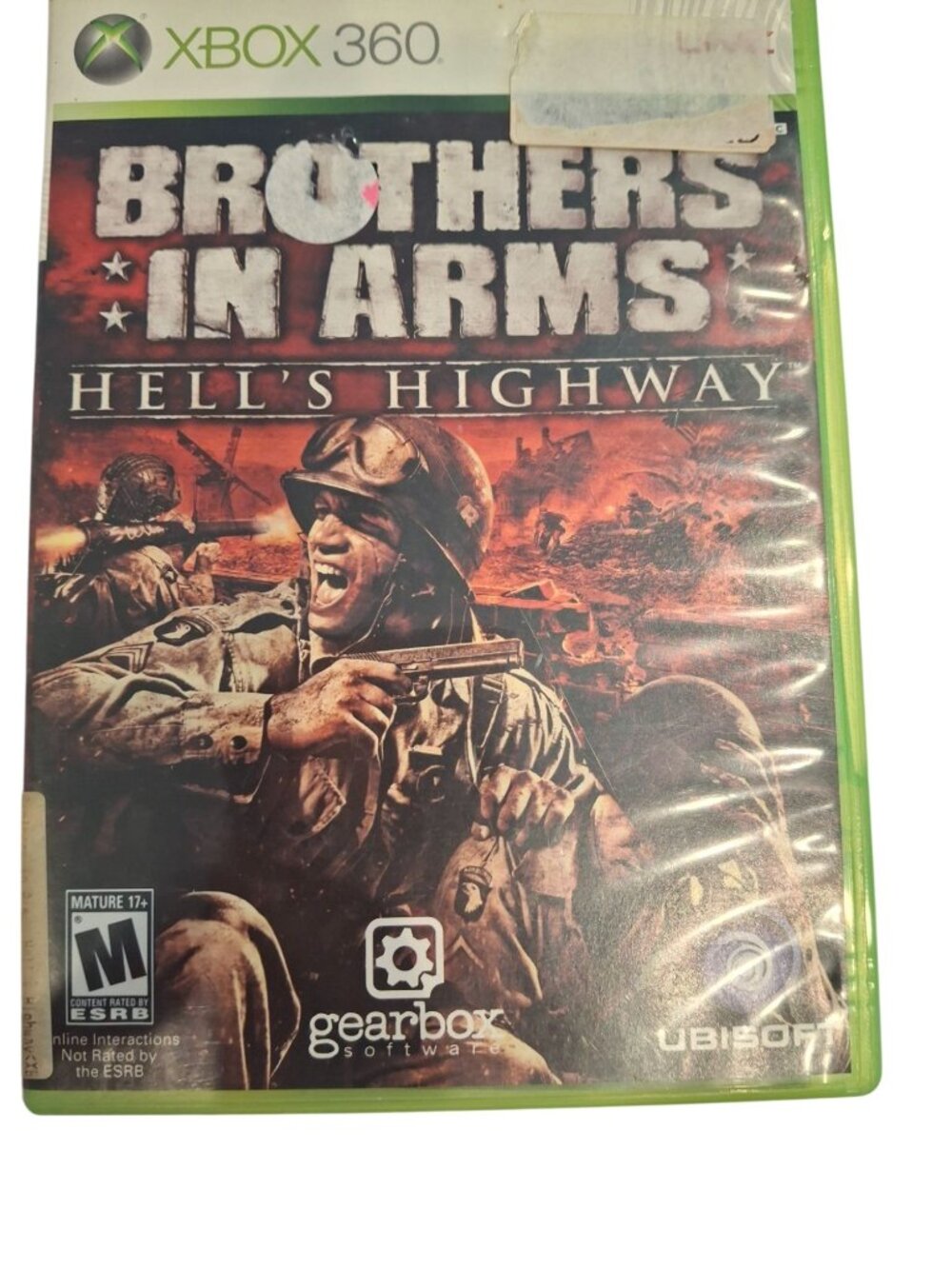 Brothers in Arms Hells Highway Xbox 360 CIB  2008 WWII Shooter Ubisoft Tested